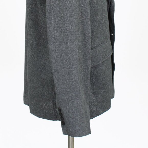 Kenneth Cole 46L Gray Solid 2-Button Sport Coat Blazer Jacket G520 - Picture 6 of 11